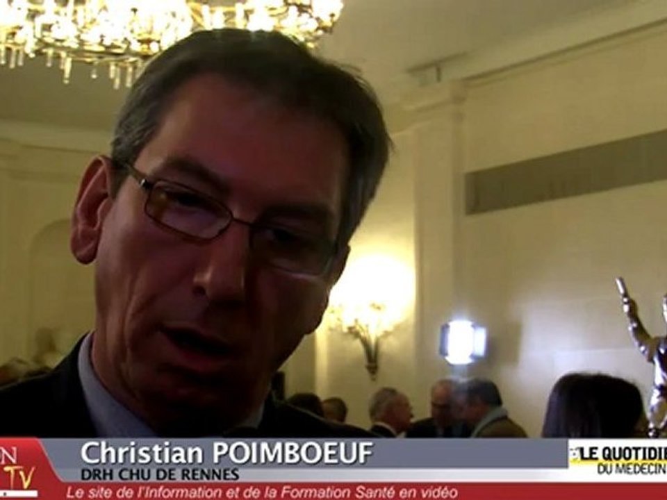Interview de Christian POIMBOEUF lors du grand prix du mangement et des ressources humaines en santé 2010