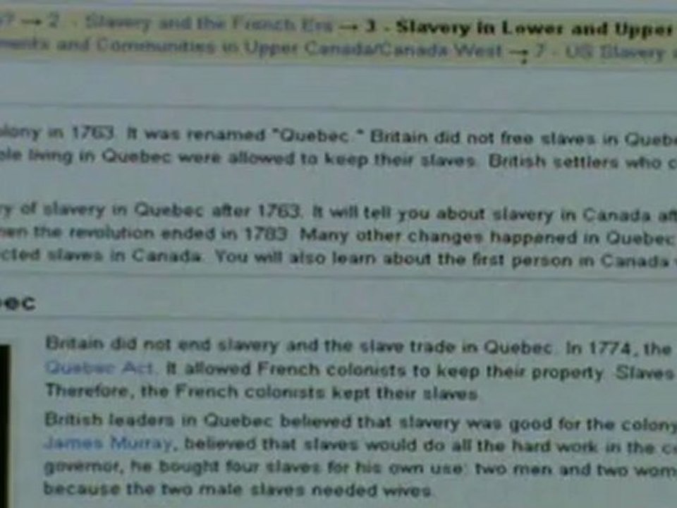 Did Canada Have Slaves? Pt1