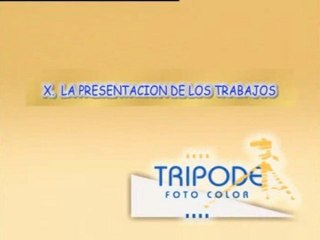 Fotografía paso a paso - Capítulo 10 - La presentacion de los trabajos