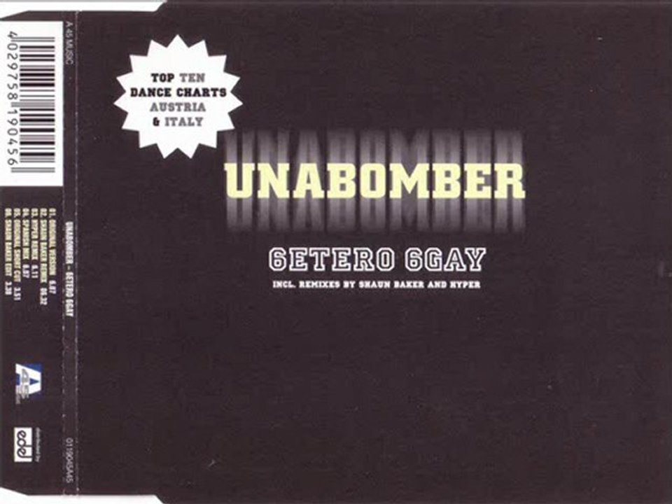 UNABOMBER - 6etero 6gay (original version)