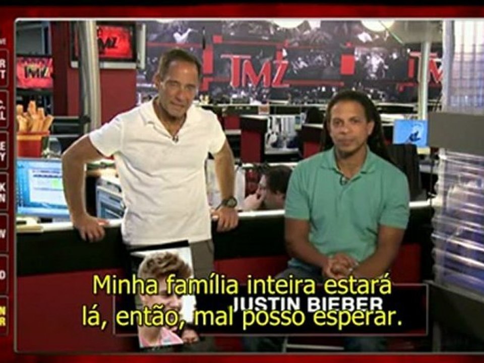TMZ Live: Justin Bieber fala sobre vômita na "BELIEVE Tour" [LEGENDADO]