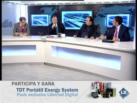 Tertulia de César Vidal: El ejército controla los aeropuertos - 03/12/10