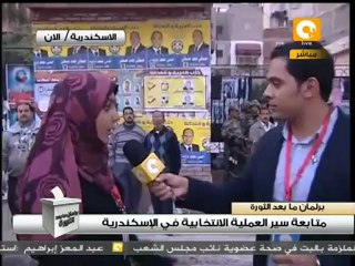 صحفي ياباني يغطي الإنتخابات المصرية في الإسكندرية #Dec5