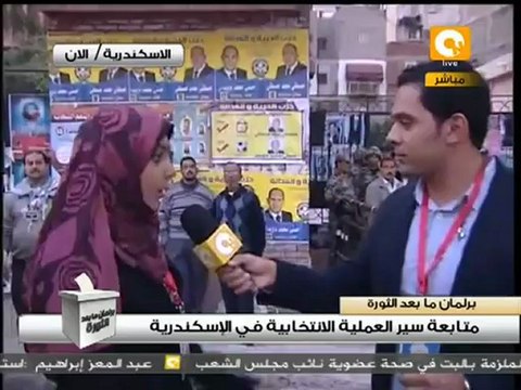 صحفي ياباني يغطي الإنتخابات المصرية في الإسكندرية #Dec5