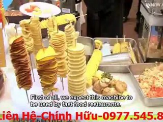 MÁY CẮT VÒNG XOẮN KHOAI TÂY CHIÊN HÀ NỘI