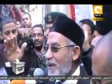 كلمة مرشد الإخوان د. محمد بديع أثناء الإدلاء بصوته #Dec15