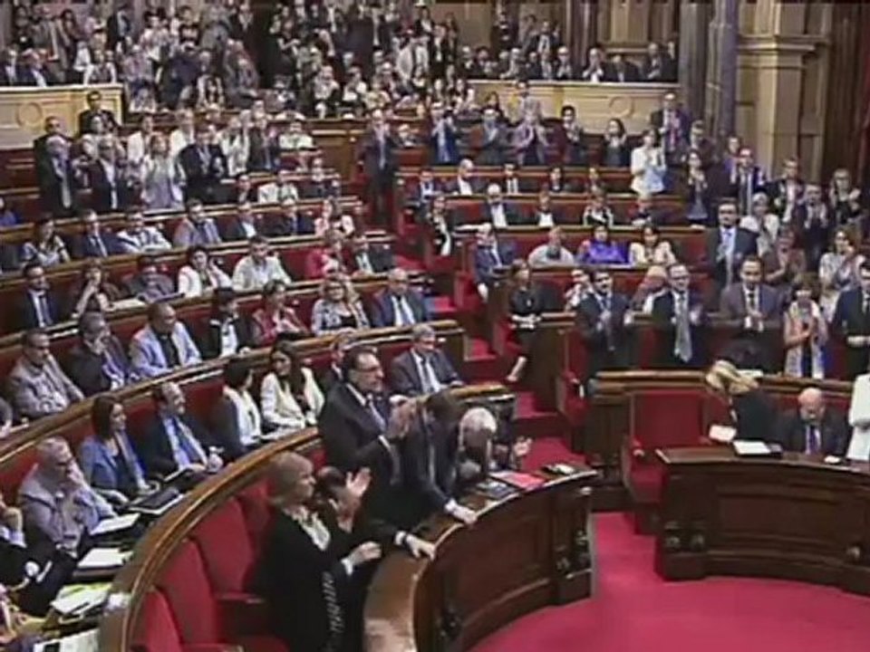 TV3 - Polònia - Mas fa un discurs èpic