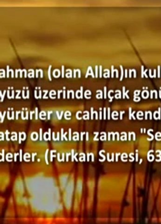 MÜMİNLERİN ALÇAKGÖNÜLLÜLÜĞÜ NASILDIR?