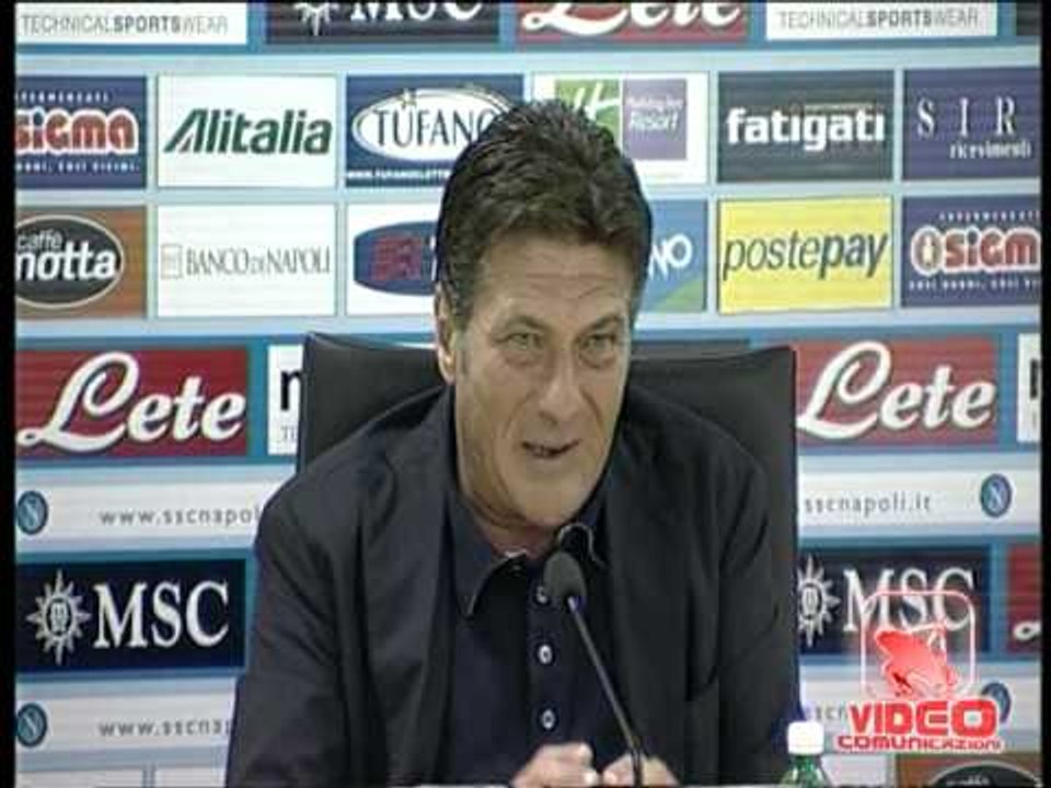 Napoli - Conferenza di Walter Mazzarri (29.09.12)