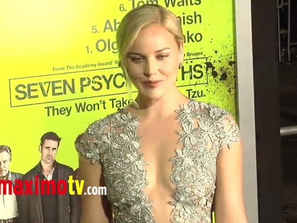 Abbie Cornish "Seven Psychopaths" Premiere ARRIVALS