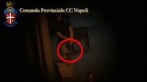 Napoli - Nuova faida di Scampia le immagini del bunker dei girati (02.10.12)