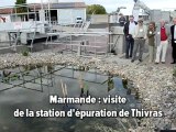 Marmande visite station d'épuration