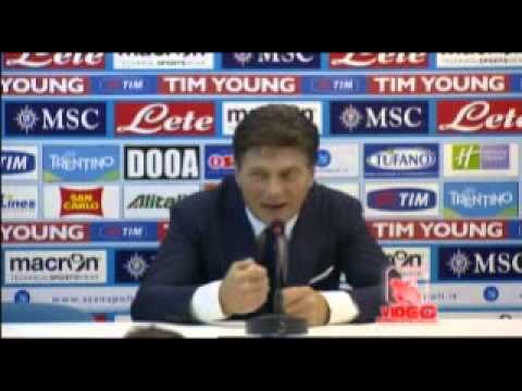 Napoli - Napoli-Lazio, int. Mazzarri (27.09.12)