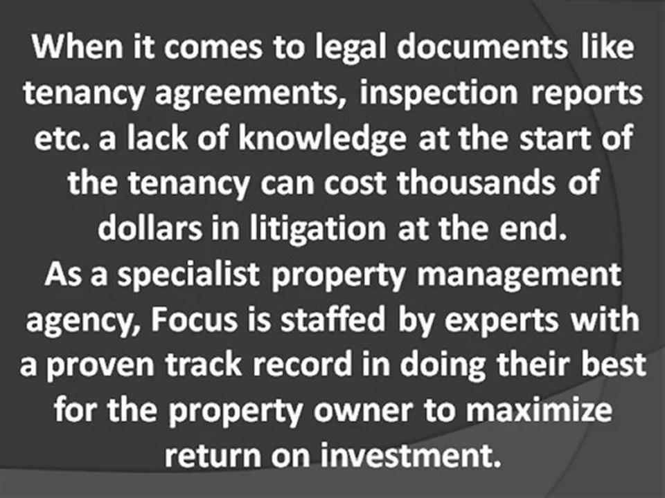 Place Your Investment Property in the Best of Hands