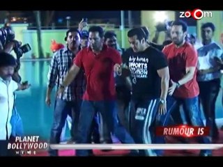 Salman's security guards get into a scuflle