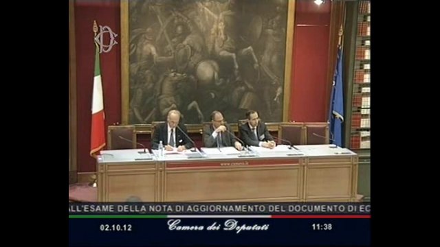 Roma - L'audizione del Presidente del Cnel (02.10.12)