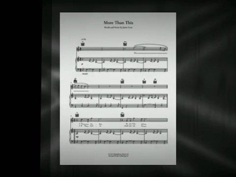 Noten bei notendownload - More than this - Up all night - More than this (One Direction)