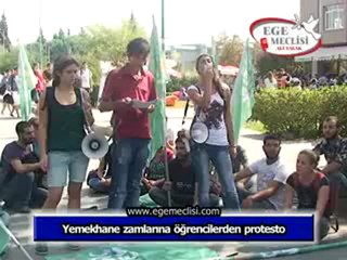 Yemekhane zamlarına öğrencilerden protesto