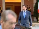 El presidente del Gobierno recibe al presidente de la República italiana