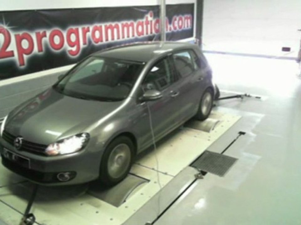 ::: o2programmation ::: Volkswagen Golf 6 DSG7 1.6 tdi 105 reprogrammation moteur@148ch
