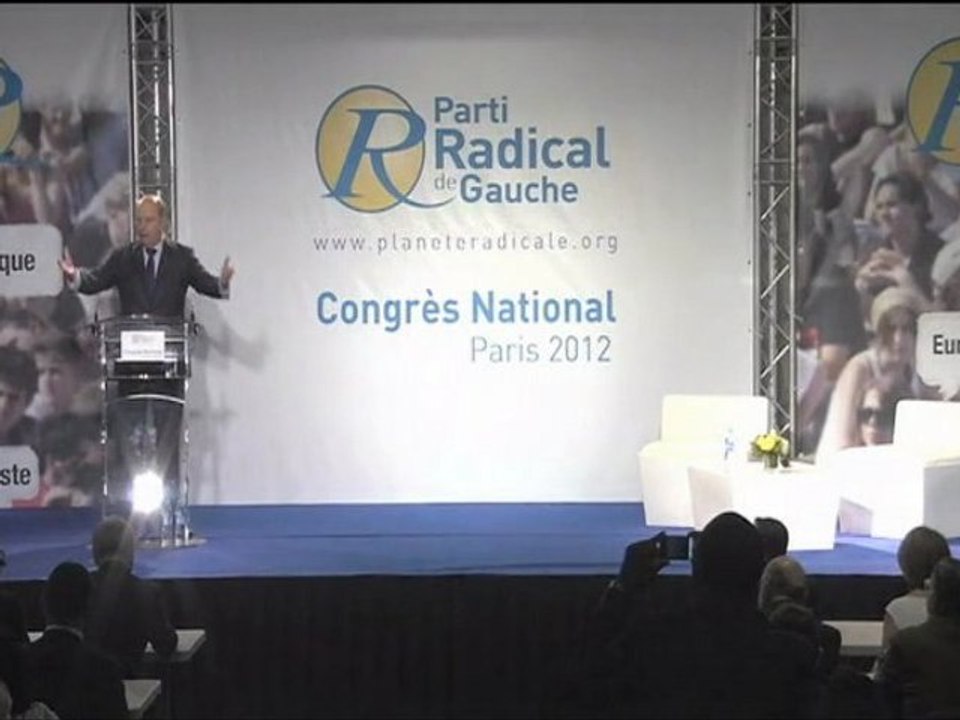 Congres PRG 2012 - Discours de Jean-Michel Baylet