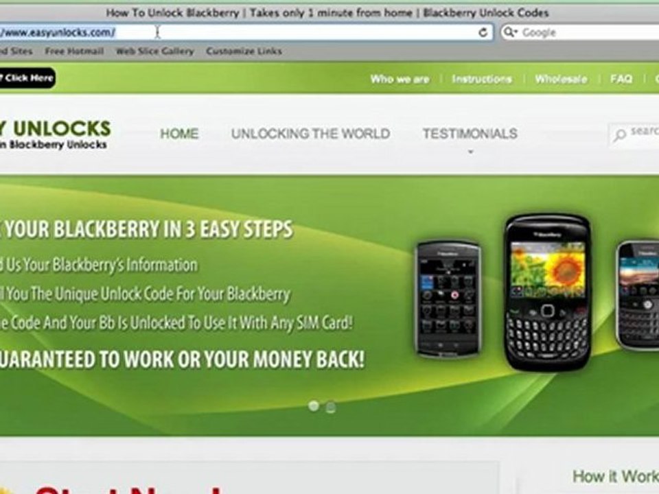 How To Unlock a Blackberry 9000 Bold