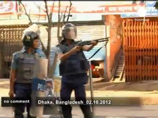 Au Bangladesh, les forces de l'ordre... - no comment