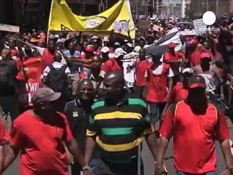 Miners strike action spreads in South Africa