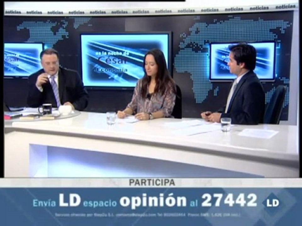 Tertulia económica con María Cuesta y Gabriel Calzada - 01/02/11