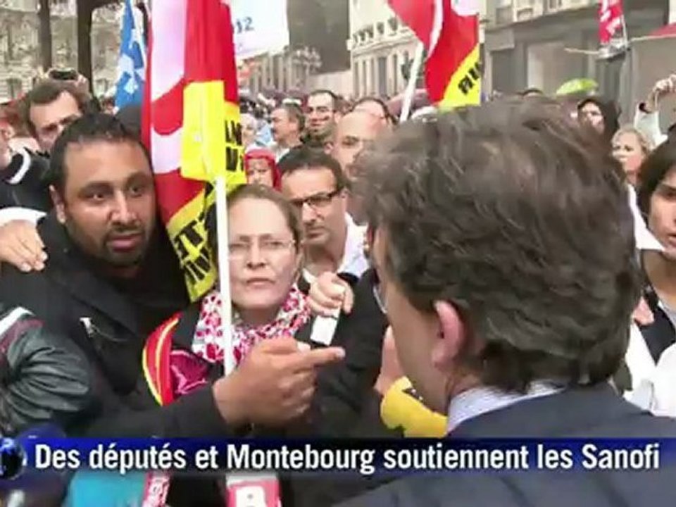 Des députés PS et Montebourg soutiennent les salariés de Sanofi