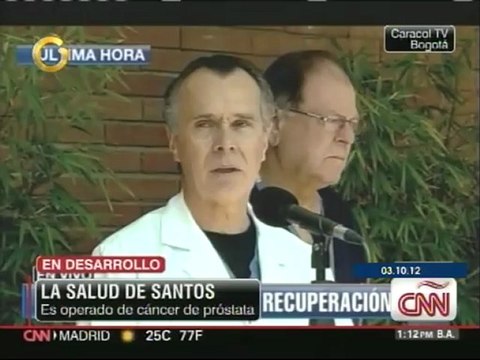 Presidente de Colombia fue operado exitosamente de cáncer de próstata