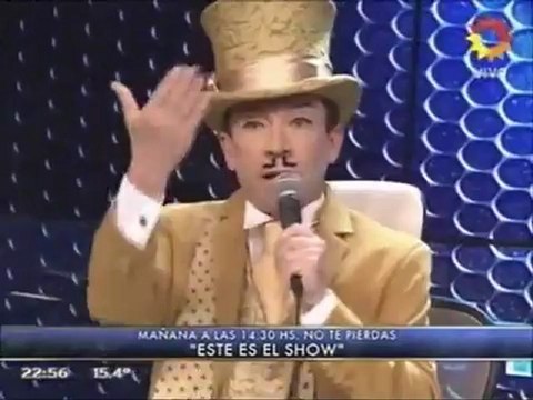 Fuerte cruce entre Hernán Piquín y Angel de Brito en Bailando 2012 Ciudad.com