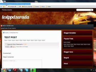Kako staviti custom template na Blogspot
