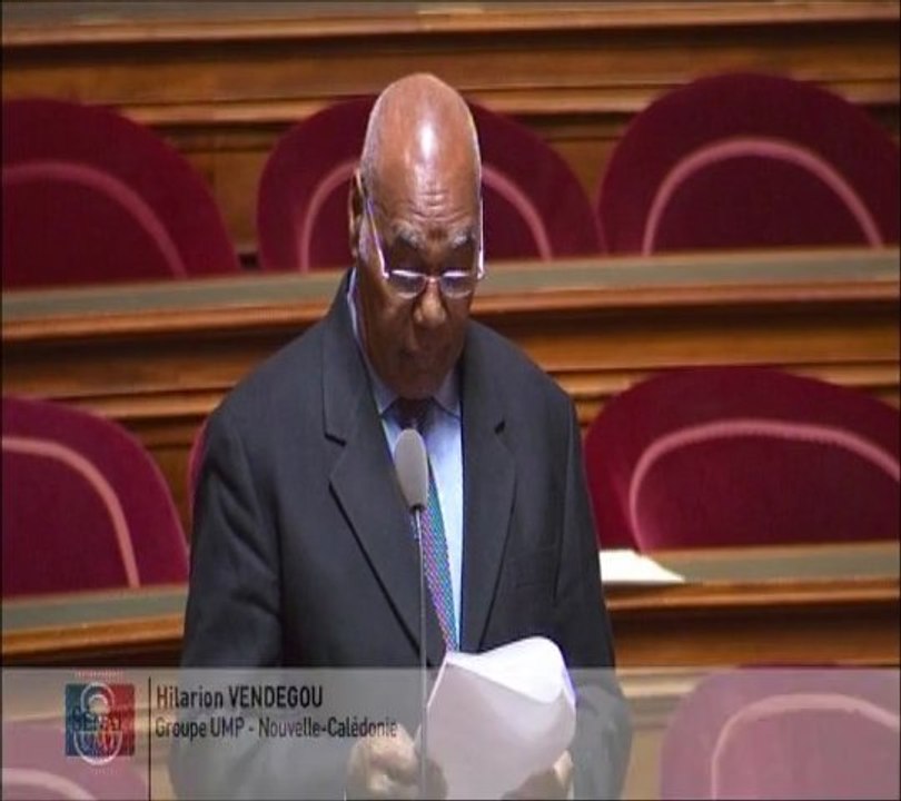 Hilarion Vendégou, Sénateur de la Nouvelle-Calédonie : Vie chère en nouvelle-calédonie
