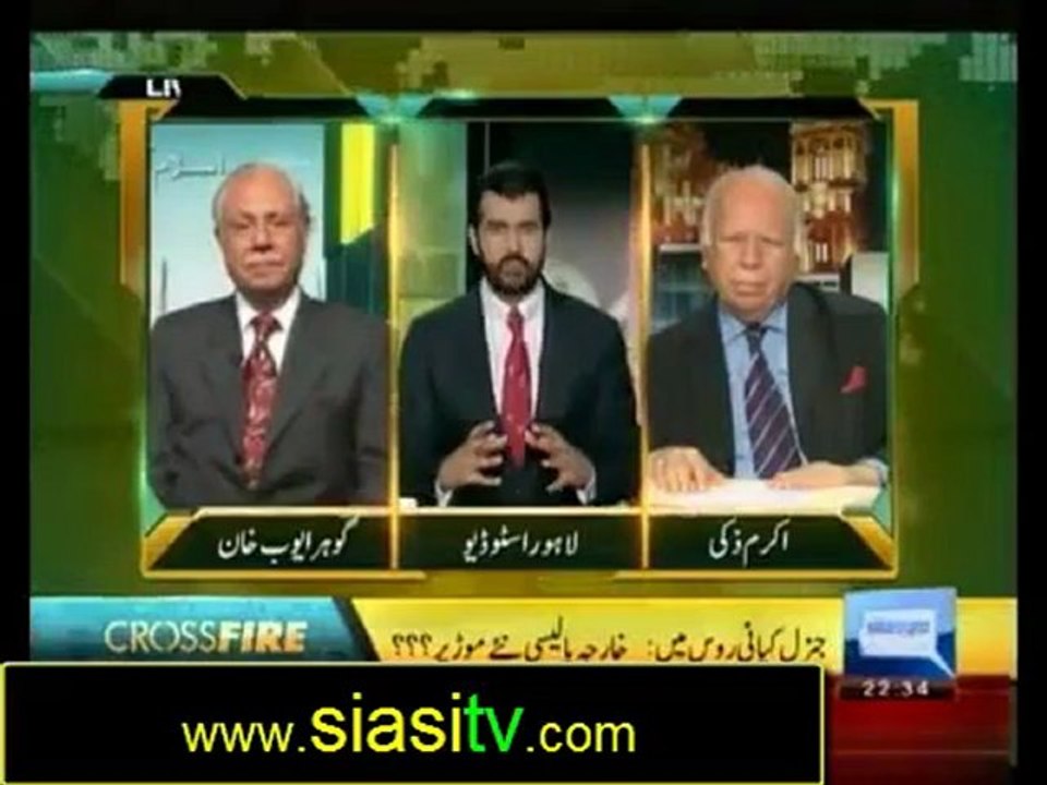Cross Fire on Dunya News 3rd October 2012