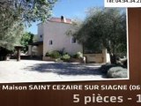 A vendre - maison - SAINT CEZAIRE SUR SIAGNE (06530) - 5 pi