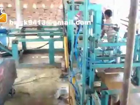 automatic clay logo bricks making machines