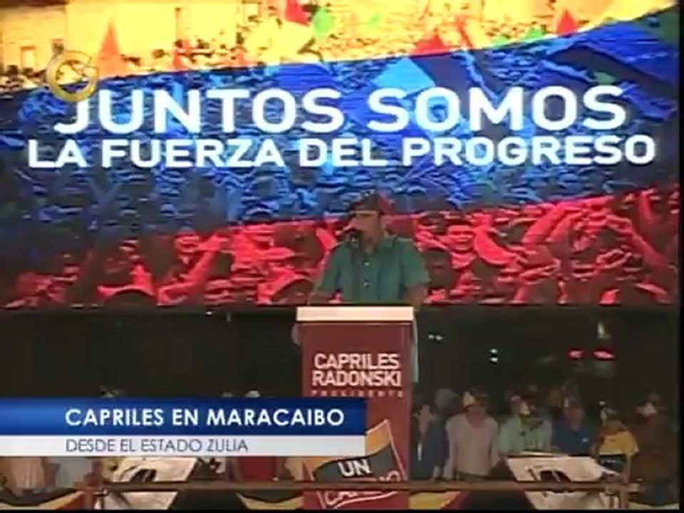Así fue el cierre de campaña de Capriles en Portuguesa y Zulia