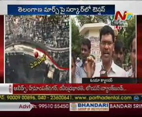 High security in Hyderabad ahead of Telangana March