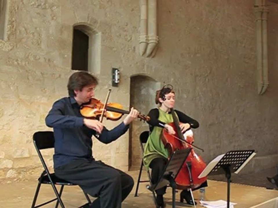 Ravel, Sonate pour violon et violoncelle (Allegro), N. Boutin & F. Aurier