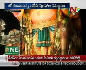 Khairatabad Ganesh Nimajjan Special Pooja at Tank Bund - 01