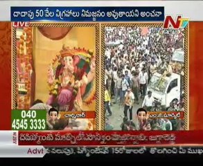 ganesh Immerssion in Hyderabad-Ultimate Ganesh Idols @ Vinayaka sagar