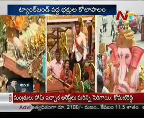 Ganesh immersion Procession at Tankbund-Hyderabad
