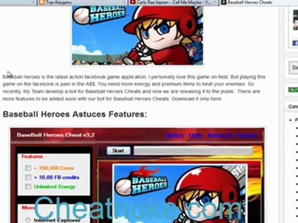 Baseball Heroes Cheats Full Download