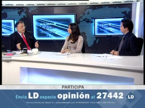 Tertulia económica con María Cuesta y Gabriel Calzada- 15/02/11