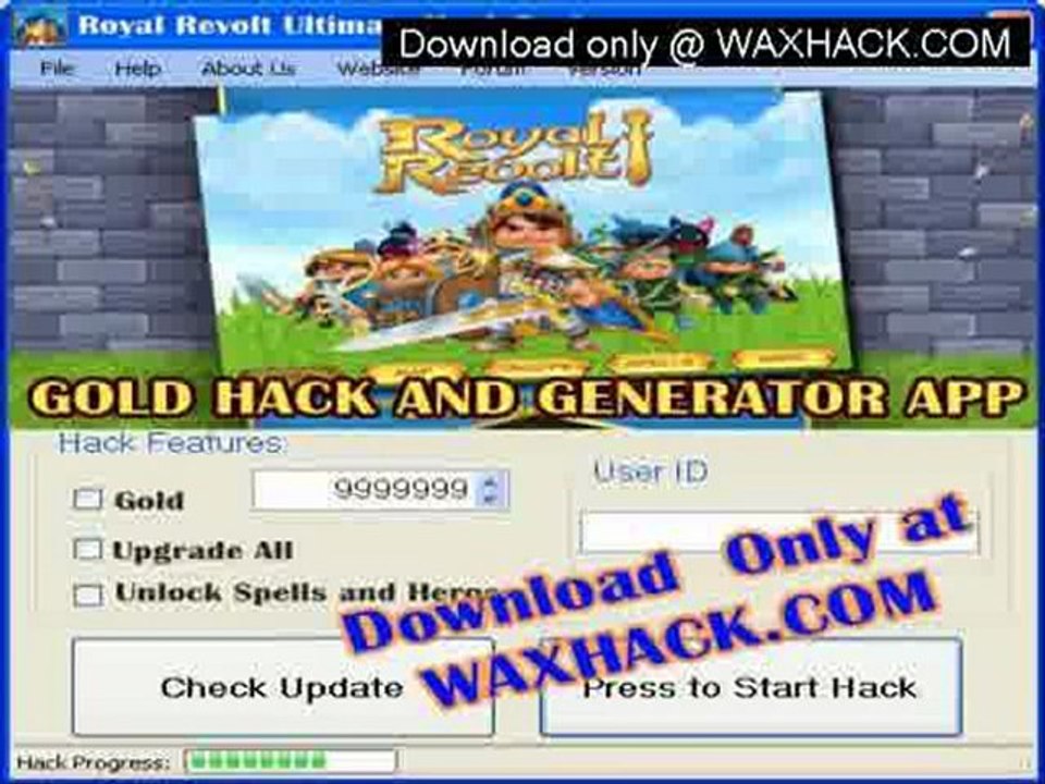 ROYAL REVOLT Android Hack | ROYAL REVOLT  Android Cheats for 999999 GOLD