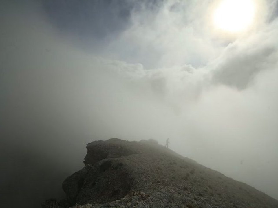 Quand on est seul au sommet de la Dent de Crolles