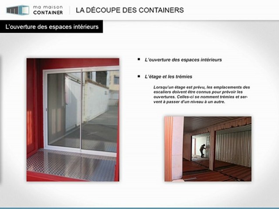 Découper les containers