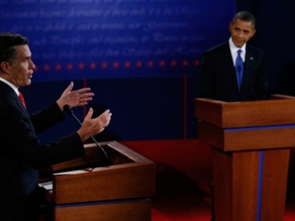 Vorteil Romney im TV-Duell mit Obama