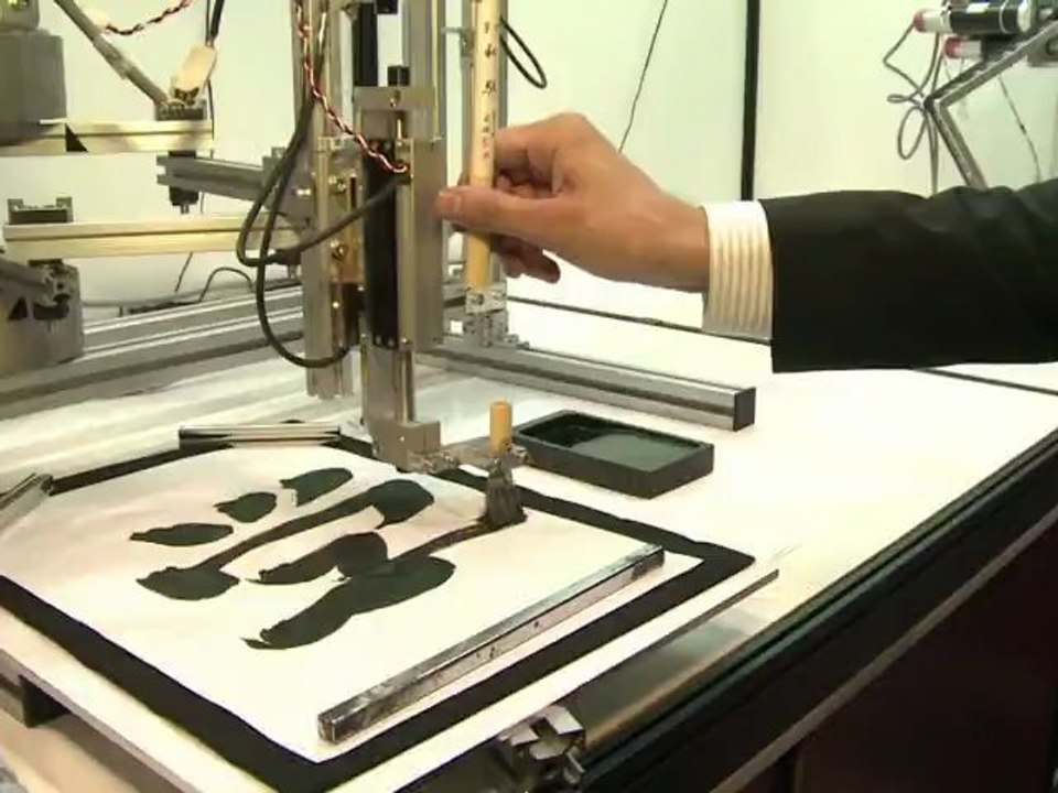 Roboter kopiert meistermaler